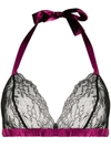Gilda & Pearl Ella Silk Bra In Purple