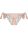 Gilda & Pearl Cherie Tie-side Knicker In Pink