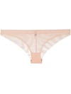 Maison Close Mesh Briefs In Neutrals