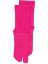 Maison Margiela Gauge 12 Tabi Socks In Pink