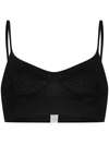 Baserange Soft Cup Bralette In Black