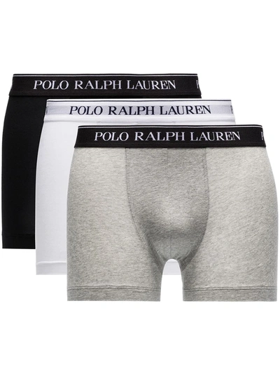 Polo Ralph Lauren 3-pack Logo Waistband Boxer Briefs In White
