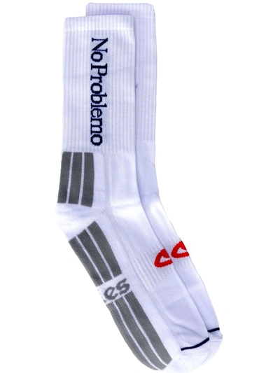 Aries No Problemo Socks In White