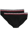 DSQUARED2 TWO-PACK LOGO WAISTBAND BRIEFS