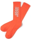 STADIUM GOODS LOGO "INFRARED" CREW SOCKS