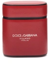 Dolce & Gabbana Logo-print Airpods Case In Red