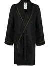 VERSACE JACQUARD SILK ROBE