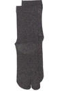 Maison Margiela Tabi-toe Cotton Socks In Grey