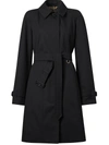 BURBERRY BELTED SWING COAT