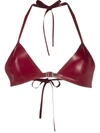 SAINT LAURENT HALTERNECK TRIANGLE BRA