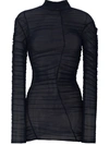 RICHARD MALONE SHEER TURTLENECK MESH TOP