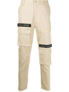 DAILY PAPER LOGO PATCH CARGO TROUSERS