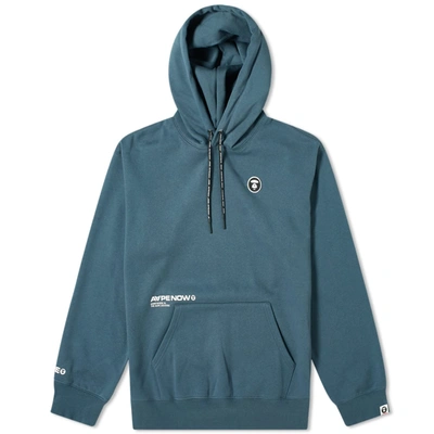 Aape By A Bathing Ape Aape Back Logo Popover Hoody In Grey