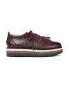 Zimmermann Laced Shoes In Maroon