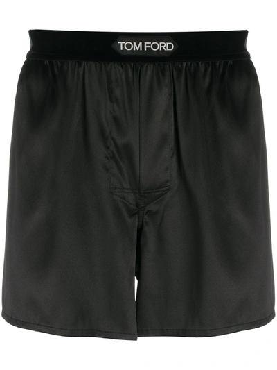 Tom Ford Logo四角裤 In Black