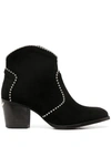 ZADIG & VOLTAIRE MOLLY STUD-EMBELLISHED BOOTS