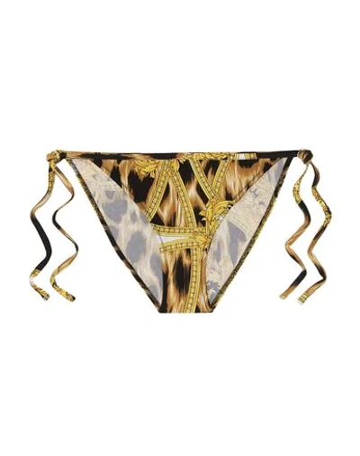 Versace Bikini Bottoms In Black