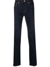 Ps By Paul Smith Navy Organic Reflex Slim-fit Jeans In Blue