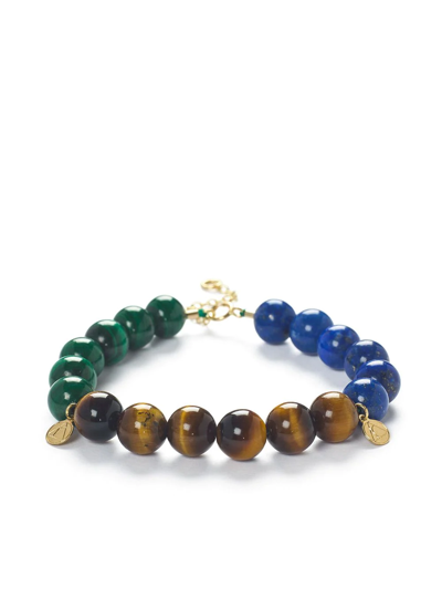 The Alkemistry Cinta 18ct Yellow Gold Multicolour Beaded Bracelet