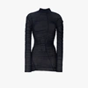 RICHARD MALONE RECYCLED MESH RUCHED TURTLENECK TOP,RM160220MET115405663