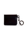 DOLCE & GABBANA HORSEHIDE CARD HOLDER WITH RING AND HEAT-STAMPED LOGO,BP2766 AW35280999