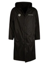Undercover Graphic-print Hooded Parka In Black