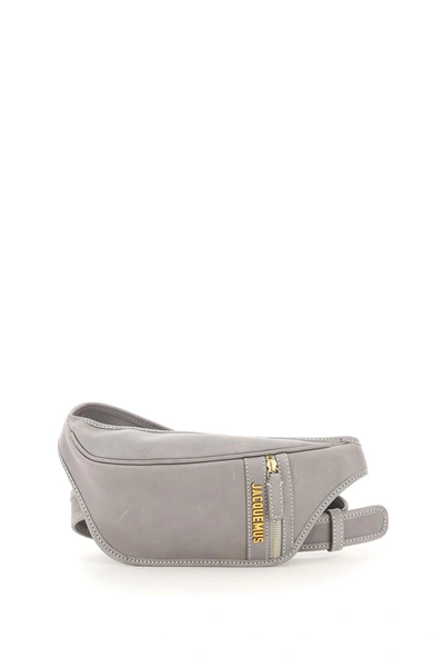 Jacquemus La Banana Crossbody Bag In Grey