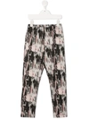 Andorine Aurora-print Slim-fit Leggings In Pink