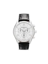 Frederique Constant Black & Silver Classics Quartz Chronograph Watch In Silver