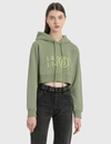 MM6 MAISON MARGIELA OVERDYED CROPPED HOODIE