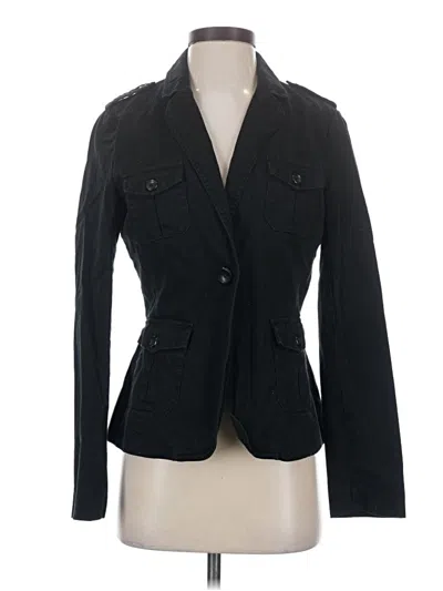 Pre-owned 2b Bebe Blazer Jacket In Black
