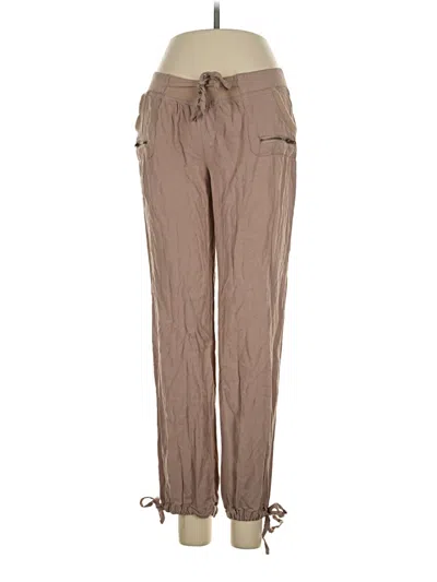 Pre-owned 2b Bebe Casual Pants In Brown