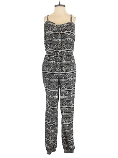 Pre-owned 2b Bebe Jumpsuit In Gray