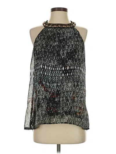 Pre-owned 2b Bebe Sleeveless Blouse In Black