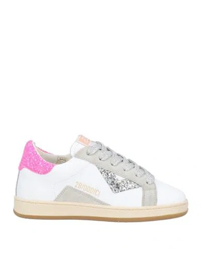 2b12 Babies'  Woman Sneakers White Size 12c Leather