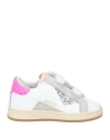2b12 Woman Sneakers White Size 7c Leather In White