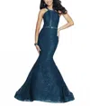 2cute Mermaid Gown In Navy