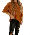2flyco Chillville Tee In Saddle In Brown