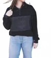 2flyco Double Take Pullover Sweatshirt In Midnight Black In Multi
