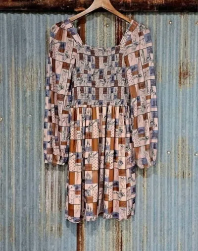 2flyco Gone Country Dress In Brown