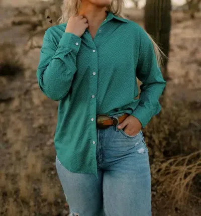 2flyco Kingman Shirt In Turquoise