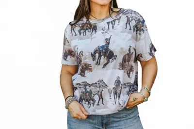 2flyco Women's Bronco Top In Gray Multi