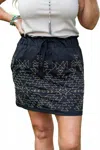 2flyco Yippee Stitch Skort In Black In Black