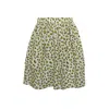 2kstyle Women's Amalia Animal Print Layered Viscose Mini Skirt - Multicolor