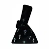 2kstyle Women's Angel Crystal Hand-embellished Event Velvet Pouch - Black