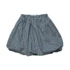 2kstyle Women's Black / White Zoe Checked Cotton-blend Balloon Mini Skirt - Black & White In Multi