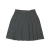 2kstyle Women's Brunello Pleated Mini Skirt - Grey In Grey