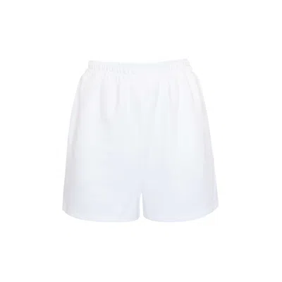 2kstyle Women's Darya Cotton-jersey Shorts - White