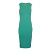 2kstyle Women's James Stretch Sleeveless Tank Bodycon Midi Dress - Green In Green