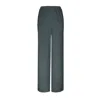 2kstyle Women's Numero Wool-blend Wide-leg Elasticated Pants - Grey In Gray